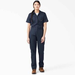 Dickies Dark Navy Short Sleeve Coverall, XS
